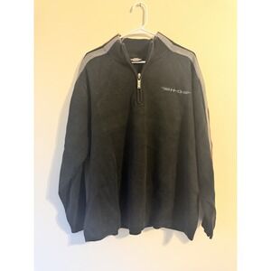 Men's Harley Davidson Quarter Zip Black‎ Pullover XL